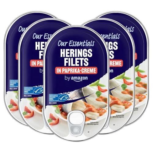 by Amazon MSC Heringsfilets in Tomaten Paprika Crème, 200g (5er-Pack) von by Amazon