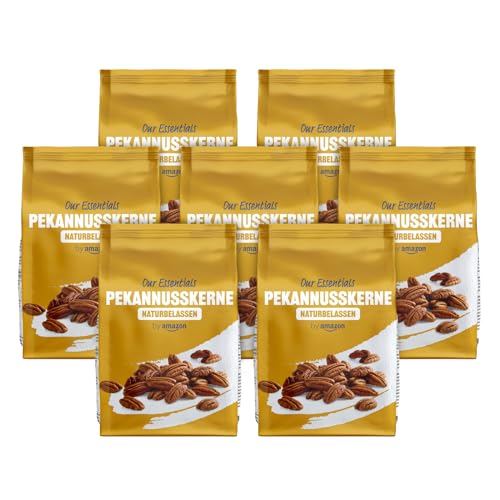 by Amazon Pekannusskerne, Ungesalzen, 1400 g (7 Packungen mit 200 g) von by Amazon