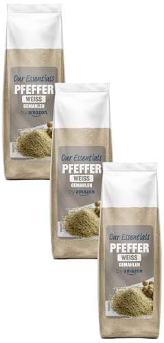 by Amazon Pfeffer weiß gemahlen, 100g (Packung mit 3) von by Amazon