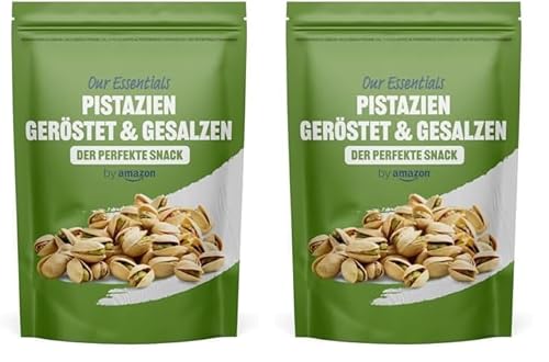 by Amazon Pistazie, geröstet und gesalzen, 500g (Packung mit 2) von by Amazon