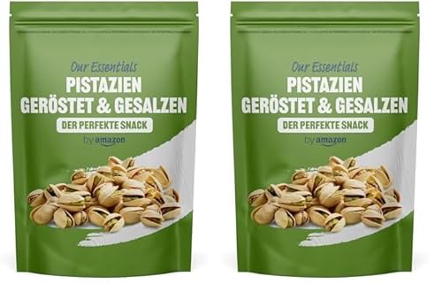 by Amazon Pistazie, geröstet und gesalzen, 500g (Packung mit 2) von by Amazon