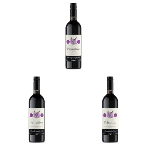 by Amazon Primitivo Puglia IGT, Rotwein, 75cl, 1er-Pack (Packung mit 3) von by Amazon
