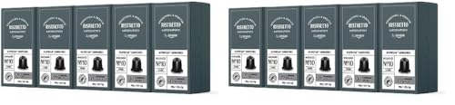 by Amazon Ristretto Nespresso kompatible Kaffeekapseln, Aluminium- Kapseln, Mittlere Röstung, 100 Stück, 10 Packungen mit 20 - Rainforest Alliance-zertifiziert von by Amazon