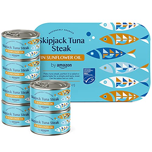 by Amazon Thunfischfilets, geschnitten, in Sonnenblumenöl, 195g, 6er-Pack by Amazon Thunfischfilets, geschnitten, in Sonnenblumenöl, 195g, 6er-Pack von by Amazon