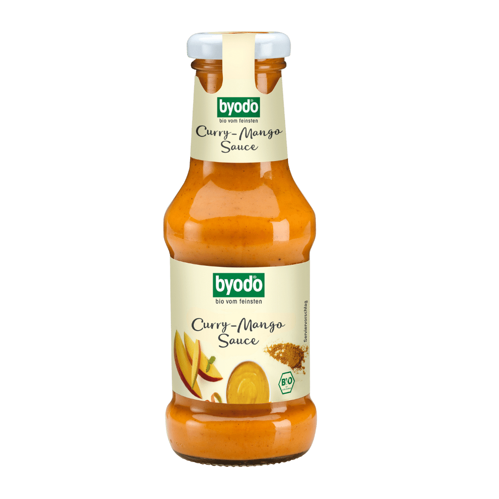 Bio Curry-Mango Sauce von byodo