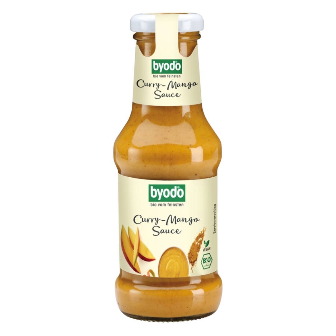 Bio Curry-Mango Sauce Bio Curry-Mango Sauce von byodo