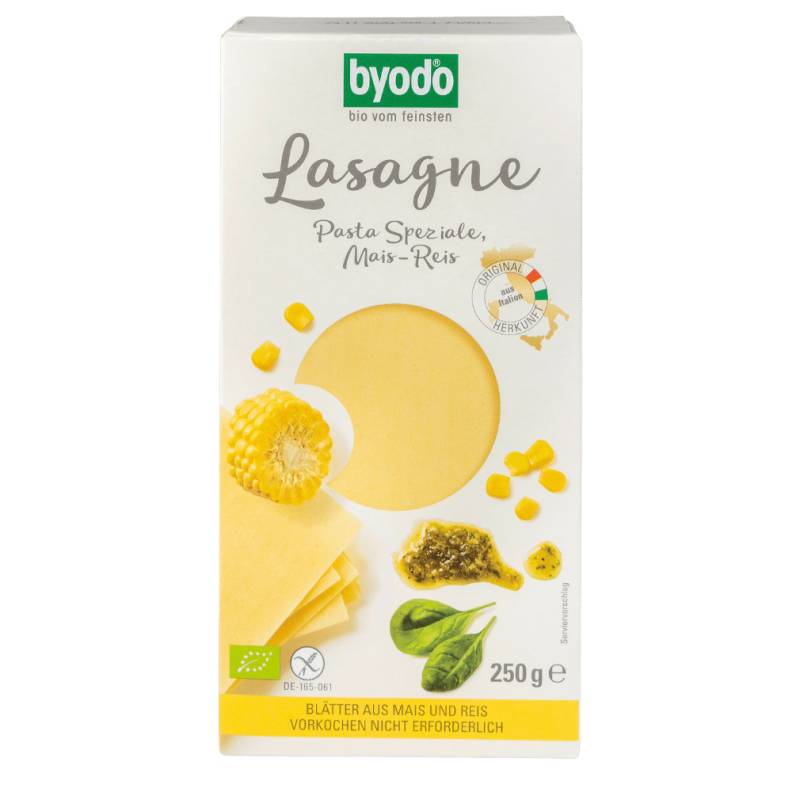 Bio Lasagne Mais-Reis 250g von byodo