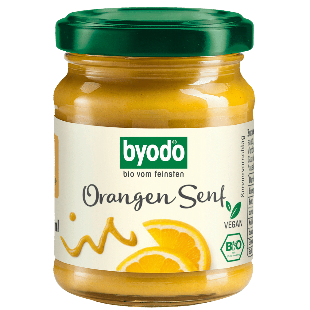 Bio Orangen Senf Bio Orangen Senf von byodo