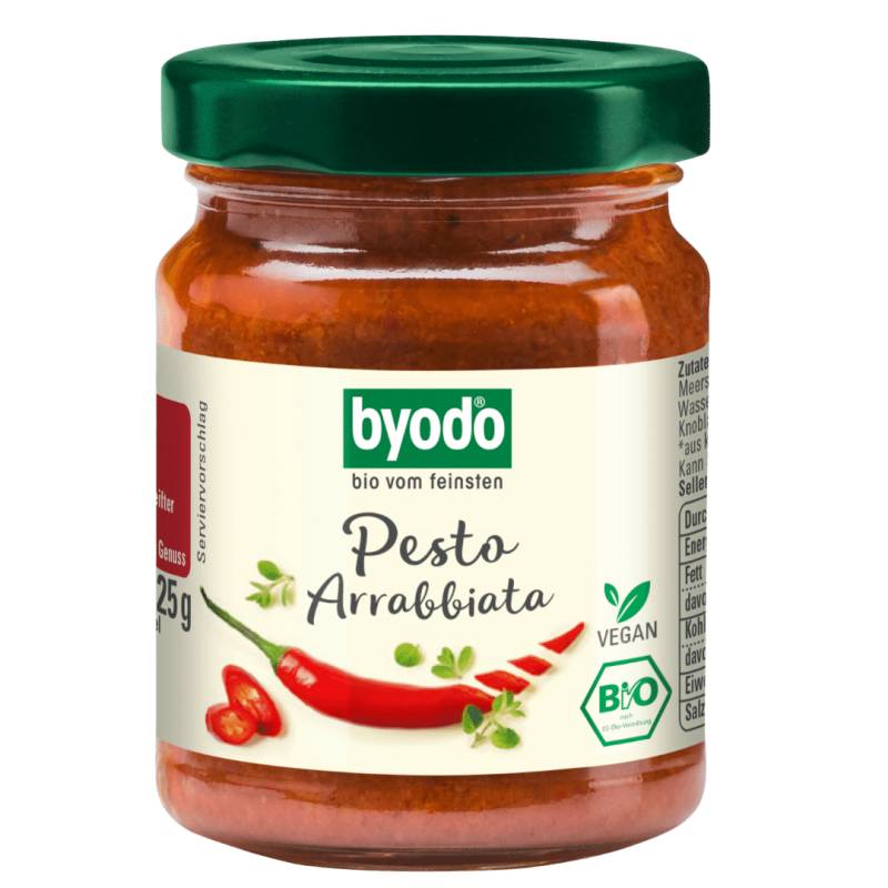 Bio Pesto Arrabbiata von byodo