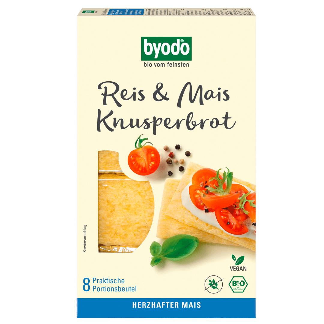 Bio Reis & Mais Knusperbrot, 160 g Bio Reis & Mais Knusperbrot, 160 g von byodo