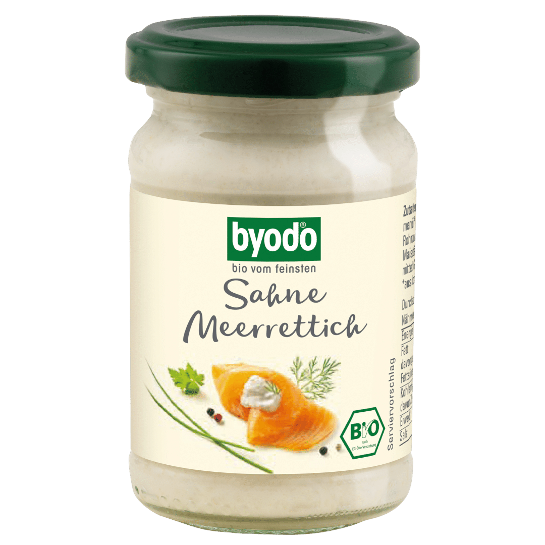 Bio Sahne Meerrettich Bio Sahne Meerrettich von byodo
