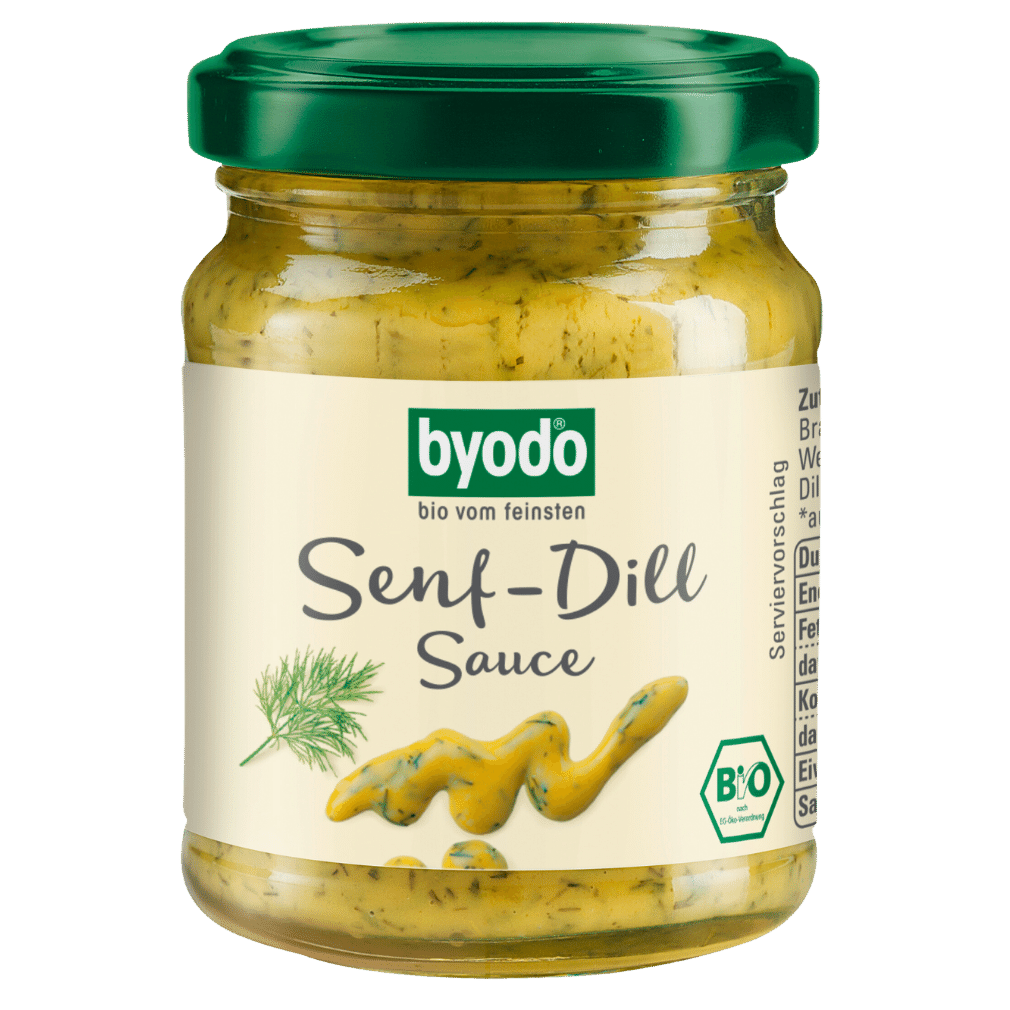 Bio Senf-Dill Sauce Bio Senf-Dill Sauce von byodo