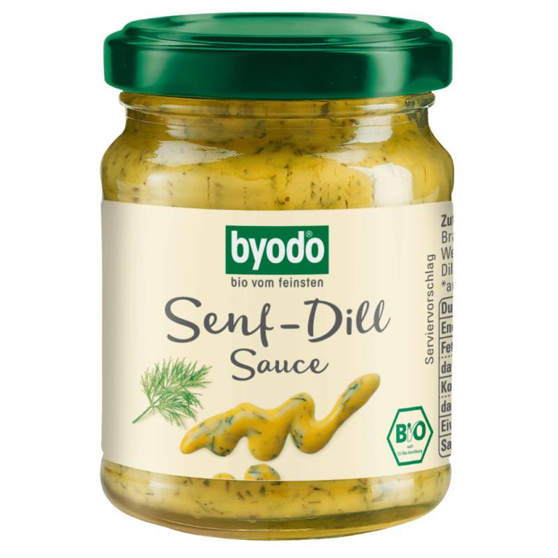 Bio Senf-Dill Sauce von byodo