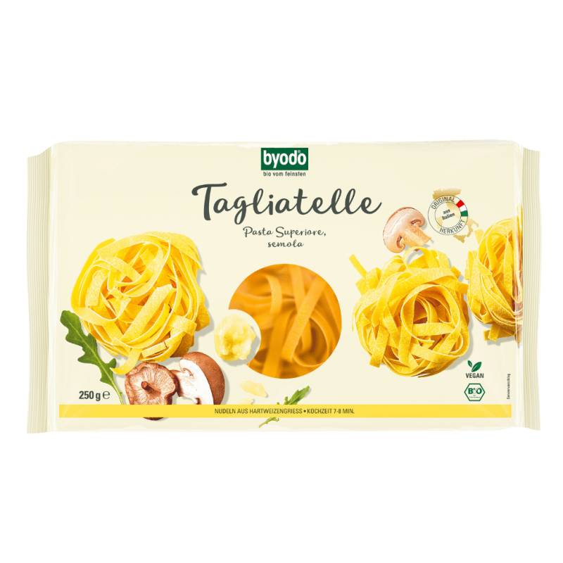 Bio Tagliatelle semola 250g von byodo