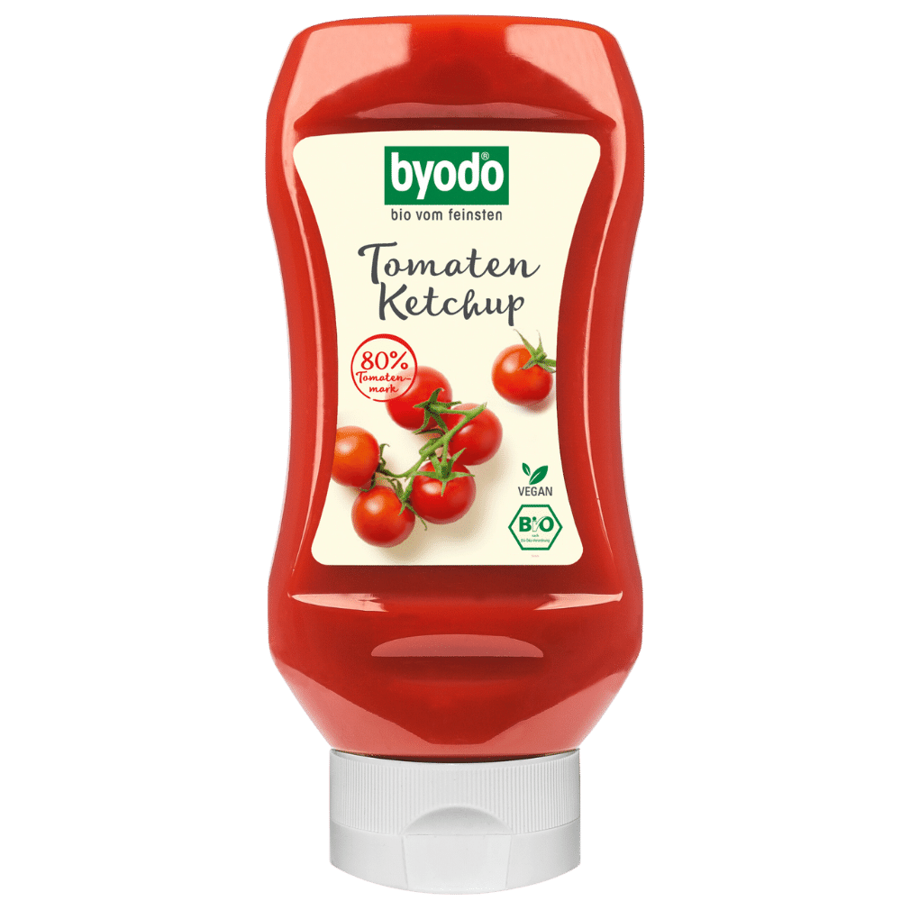 Bio Tomaten Ketchup 80% Tomate von byodo