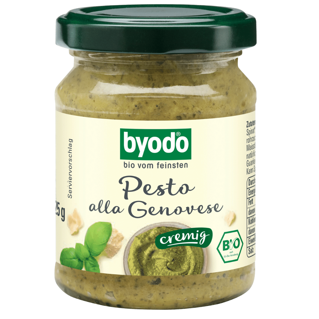 Pesto alla Genovese cremig, 125g Pesto alla Genovese cremig, 125g von byodo