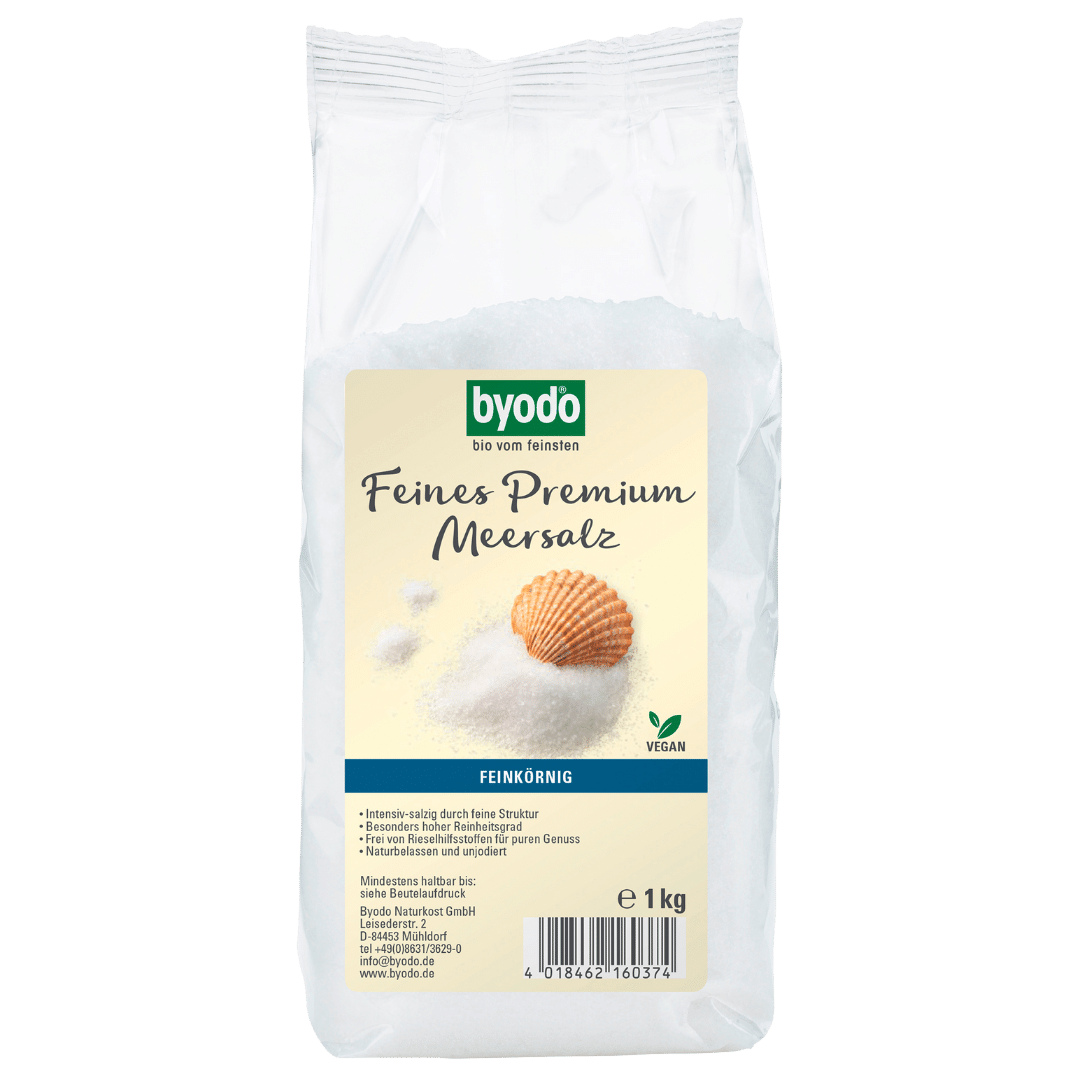 Bio Feines Premium Meersalz, 1 kg von byodo