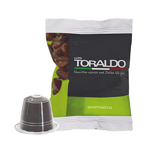 100 Kapseln kompatibel mit Nespresso Kaffee Toraldo Aromatische Mischung von caffè toraldo