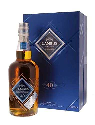 Rarität: Cambus 40 Jahre Single Grain Whisky 0,7l von cambus