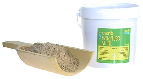 -Carb attraktiver Geschmacksträger für Low-Carb-Backwaren: Walnussmehl (entölt) 500g von -carb