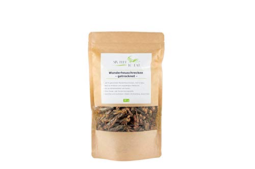 Essbare Heuschrecken 30 g - Insekten zum Essen von Catch-Your-Bug - essbare insekten speziell für den menschlichen Verzehr gezüchtet, in zertifizierter Produktion hergestellt von catch-your-bug