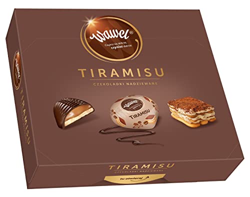 Wawel Tiramisu - Schokopralinen mit Tiramisufüllung 430g Wawel Tiramisu - Schokopralinen mit Tiramisufüllung 430g von Wawel since 1898