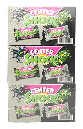 Center Shock Monster Mix: 3 Boxen mit 100 Kaugummis, extra-sauer, Cola und Blutorange von Center Shock