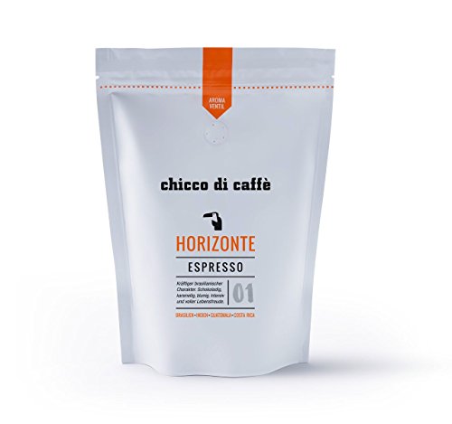 chicco di caffè I Espresso Horizonte I ganze Kaffeebohnen I 70% Arabica - 30% Robusta I schonend geröstet chicco di caffè I Espresso Horizonte I ganze Kaffeebohnen I 70% Arabica - 30% Robusta I schonend geröstet von chicco di caffè