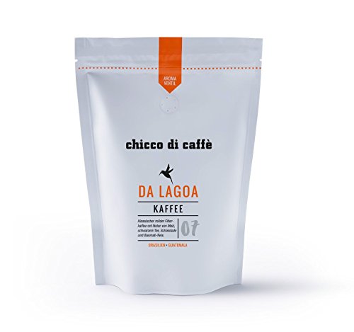 chicco di caffè | Filterkaffee Da Lagoa | ganze Kaffeebohnen | 100% Arabica | schonend geröstet von chicco di caffè