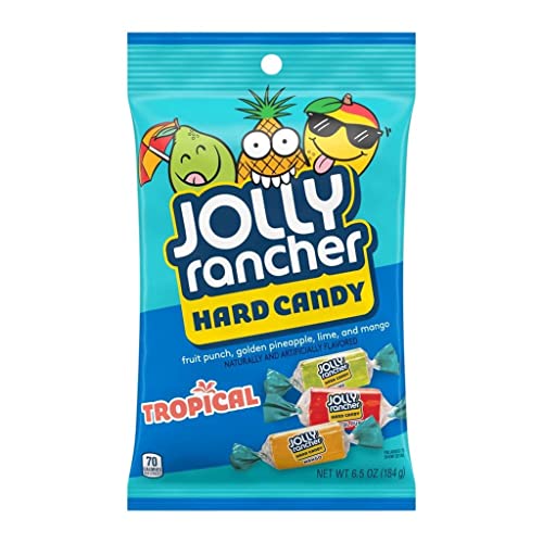 Jolly Rancher Tropical Hard Candy 184 g Fruchtstanzer, goldene Ananas, Limette und Mango-Geschmack von chocola