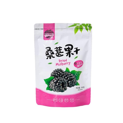Getrocknete schwarze Maulbeeren, 250 g, natürlicher wilder schwarzer Maulbeertee, süße, köstliche getrocknete Früchte, Snacks, vegan, 1 Stück Getrocknete schwarze Maulbeeren, 250 g, natürlicher wilder schwarzer Maulbeertee, süße, köstliche getrocknete Früchte, Snacks, vegan, 1 Stück von cn herb
