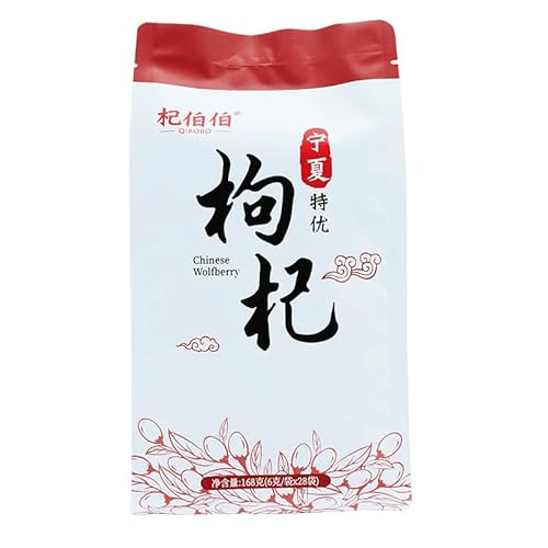 Ningxia Zhongning Lycium barbarum 168 g, 6 g Einzelbeutel Verpackung ohne Waschen Wolfsbeeren Ningxia Zhongning Lycium barbarum 168 g, 6 g Einzelbeutel Verpackung ohne Waschen Wolfsbeeren von cn herb