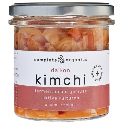 Kimchi mit Rettich aus Bayern im Glas, fermentiert und nicht pasteurisiert von completeorganics