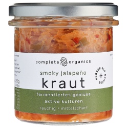 Kimchi mit Weißkohl aus Bayern im Glas, fermentiert und nicht pasteurisiert von completeorganics