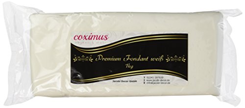 coximus Fondant PREMIUM weiß, 1er Pack (1 x 1 kg) von coximus