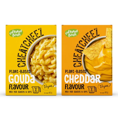 Cultured Foods Veganer Käse Käseersatz Laktosefrei Glutenfrei 2-er Set Gouda Und Cheddar CHEATCHEEZ Cultured Foods Veganer Käse Käseersatz Laktosefrei Glutenfrei 2-er Set Gouda Und Cheddar CHEATCHEEZ von cultured foods
