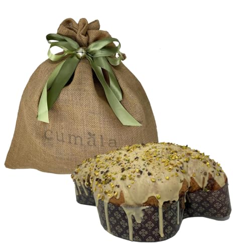 Cumala Handwerkliche Colomba mit Marzipan und Cremini aus reinem Pistazien 1 kg von cumala