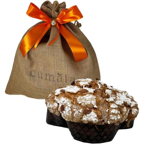 Cumala Traditionelle handgefertigte Colomba mit kandierten Orangen und mandelüberzogenem Deckel 1 kg von cumala