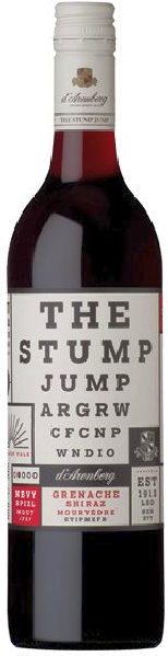 d Arenberg The Stump Jump GSM Jg. 2018 Cuvee aus 62 Proz. Grenache, 20 Proz. Shiraz, 18 Proz. Mourvedre im Holzfass gereift von d Arenberg