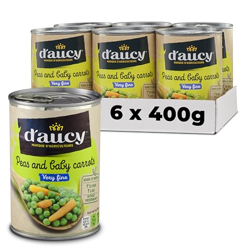 D'aucy Erbsen und Karotten sehr fein, 400 g, 6 Stück von d'aucy