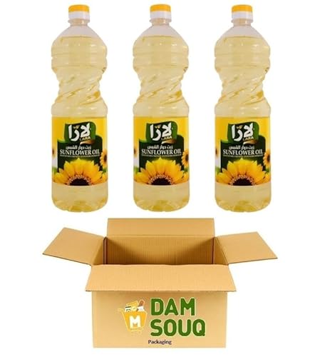 Damsouq® Multipackung Lara Sonnenblumenöl (3x 900 ML) von damsouq