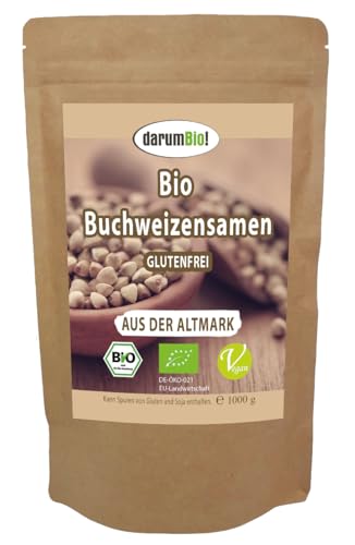 BIO Buchweizensamen aus DEUTSCHLAND I eigener Anbau I glutenfrei I vegan I 1kg BIO Buchweizensamen aus DEUTSCHLAND I eigener Anbau I glutenfrei I vegan I 1kg von darumBio!