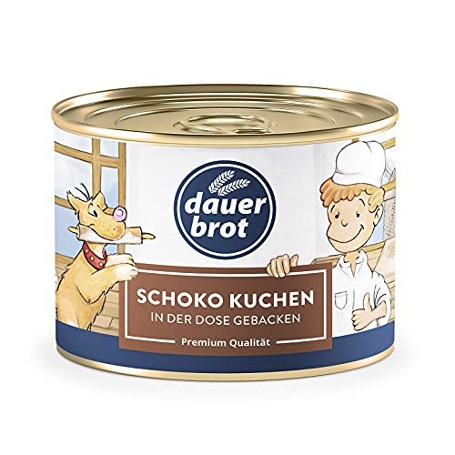 Schoko Kuchen Dosenkuchen dauerbrot 200g von dauerbrot