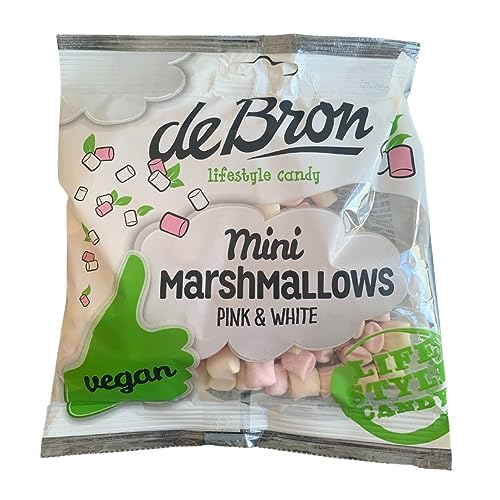 De Bron, lifestyle Candy vegane Mini Marshmallows, 1er Pack, (1x 75g) von De Bron