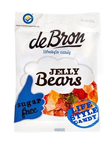 De Bron Gummibärchen (Jelly Bears) Zuckerfrei 90 g von De Bron