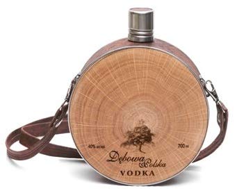 1 Flasche Debowa Vodka Jägerflasche mit Lederband a 0,7 L 40% vol. Buklak 1 Flasche Debowa Vodka Jägerflasche mit Lederband a 0,7 L 40% vol. Buklak von Dębowa