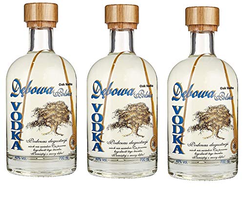 3 Flaschen Debowa De Chene a 700ml 40% Vol. polnischer Wodka 3 Flaschen Debowa De Chene a 700ml 40% Vol. polnischer Wodka von debowa