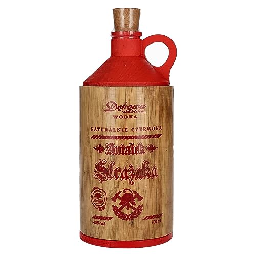 Debowa Wódka Antalek Strazaka Feuerwehrfass Rot 40% Vol. 0,7l von debowa