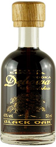 Geschenkidee Dębowa Black Oak Wodka Mini | 40%, 0,05 Liter von Dębowa