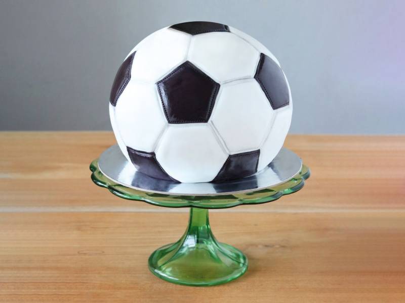 Fußball-Torte Geschenk-Set von dekofee